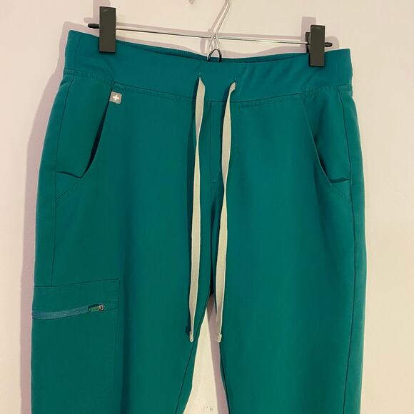 FIGS Hunter Green Zamora Jogger Scrub Pants Nurse Uniform Women's Small Petite - Picture 3 of 7